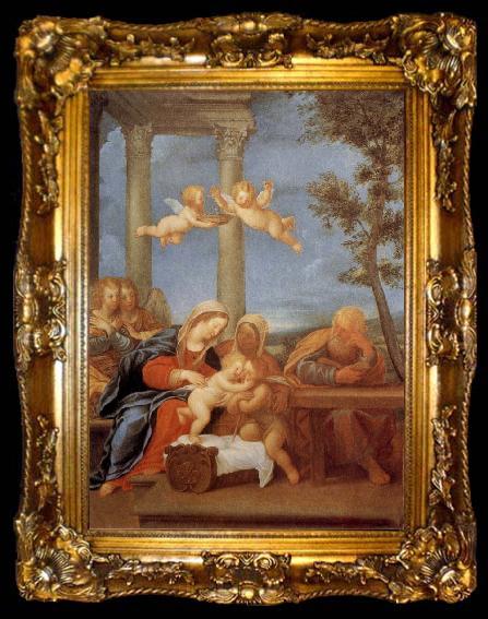 framed  Albani Francesco Sacra Famiglia, ta009-2